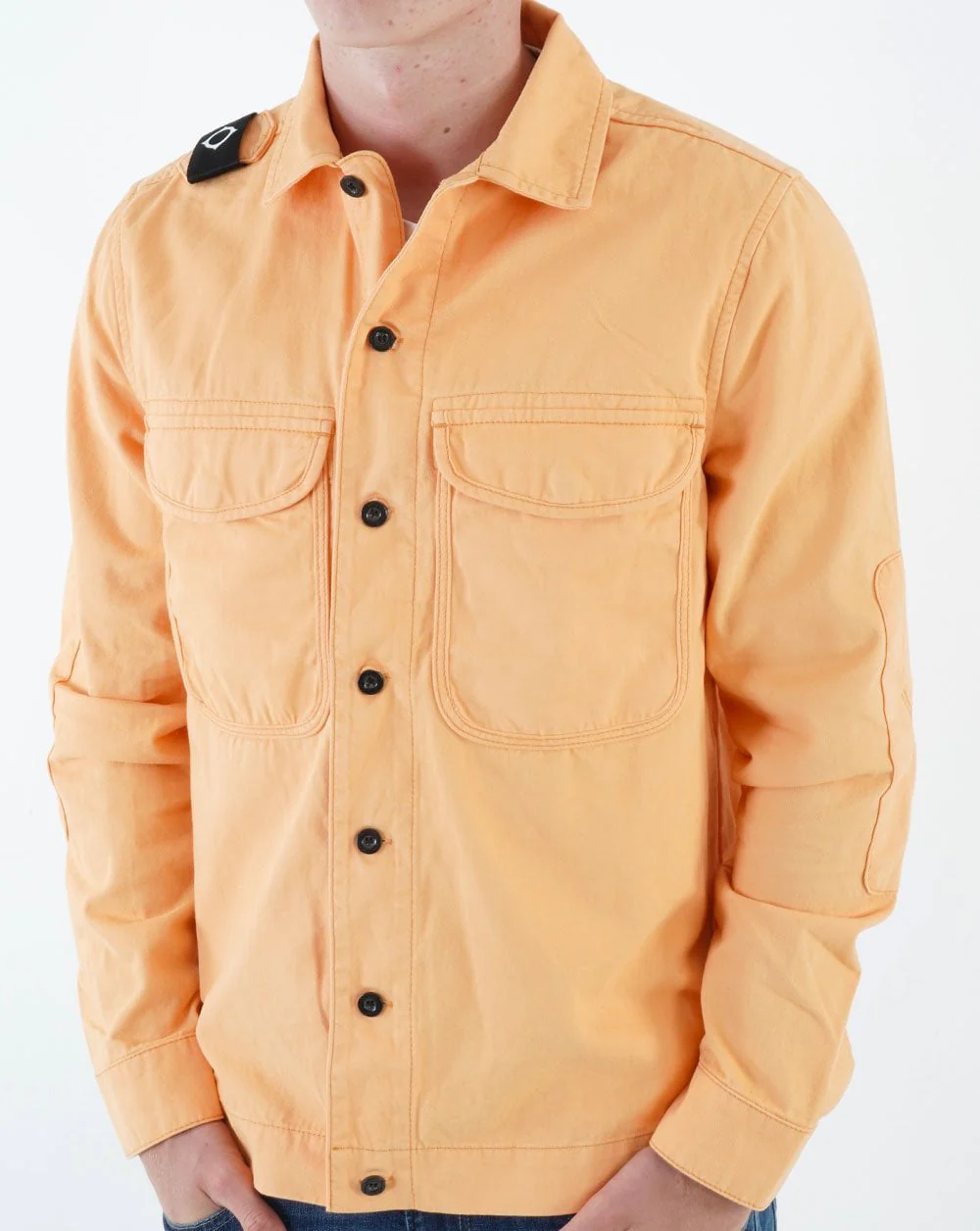 Ma.strum Two Pocket Overshirt Orange - Image 4