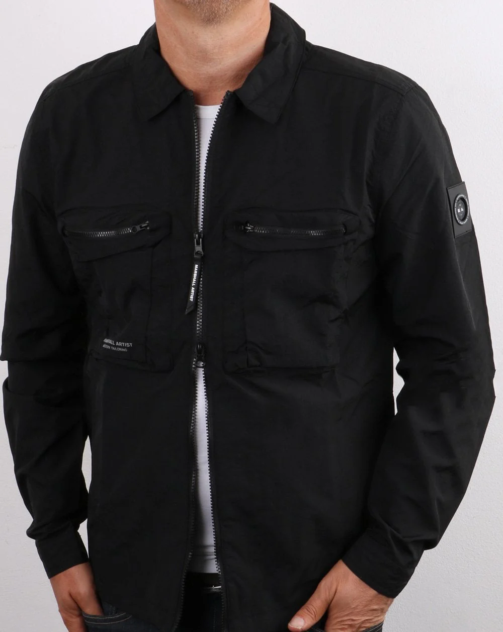Marshall Artist Compacta Overshirt Black - Image 3