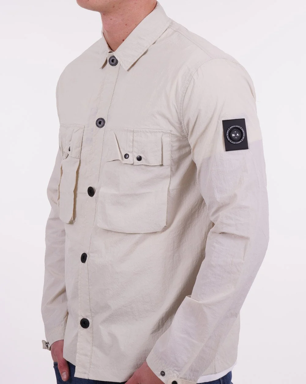 Marshall Artist Compacta Quinto Overshirt Stone - Image 2