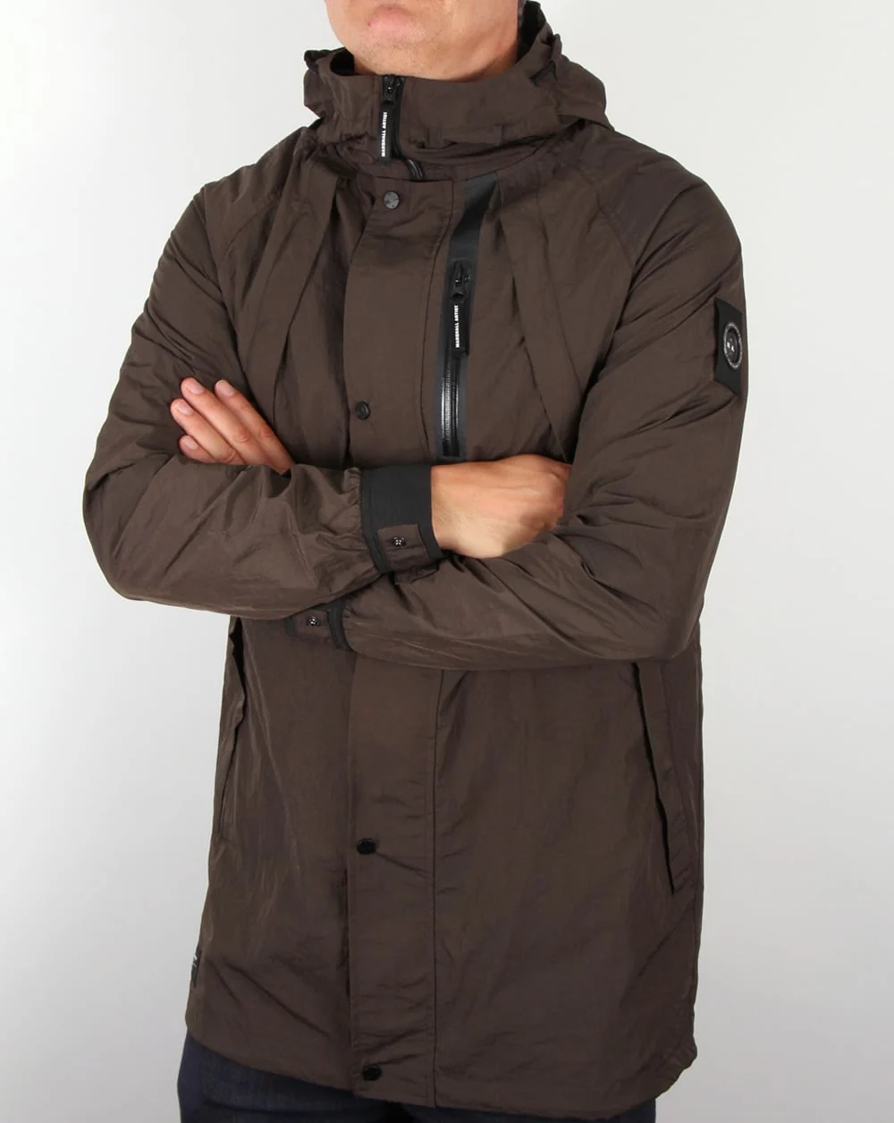 Marshall Artist Compacta Rain Mac Khaki - Image 3
