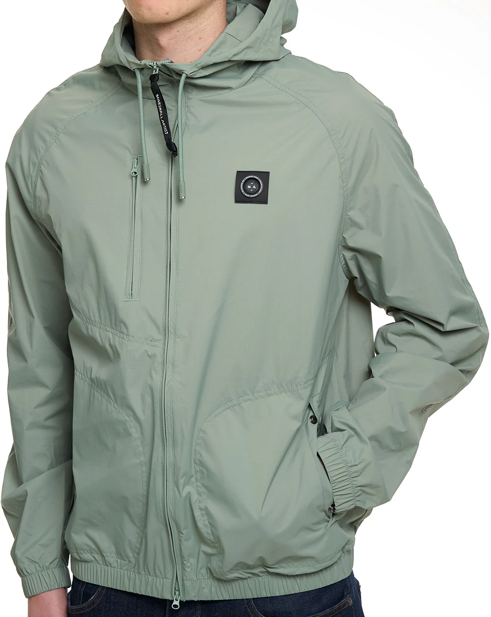 Marshall Artist Fairfax Hooded Jacket Sage - Image 3