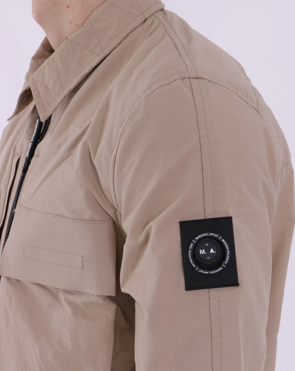 Marshall Artist Forte Overshirt Sandstone - Image 2