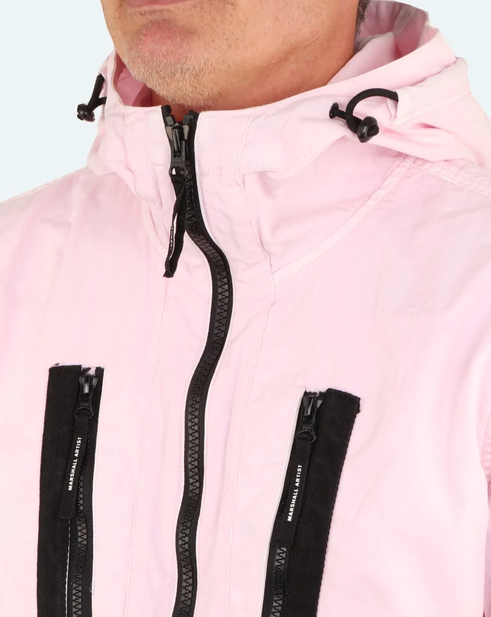 Marshall Artist Garment Dyed Bomber Jacket Pink - Image 2