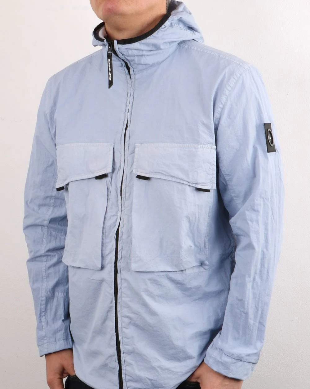 Marshall Artist Hooded Jacket Sky - Image 5
