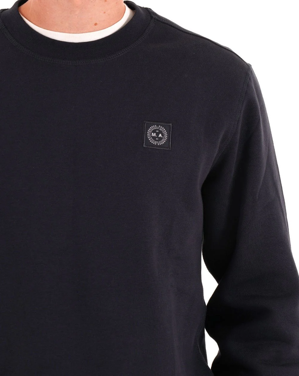 Marshall Artist Marchio Crew Sweat Navy - Image 2