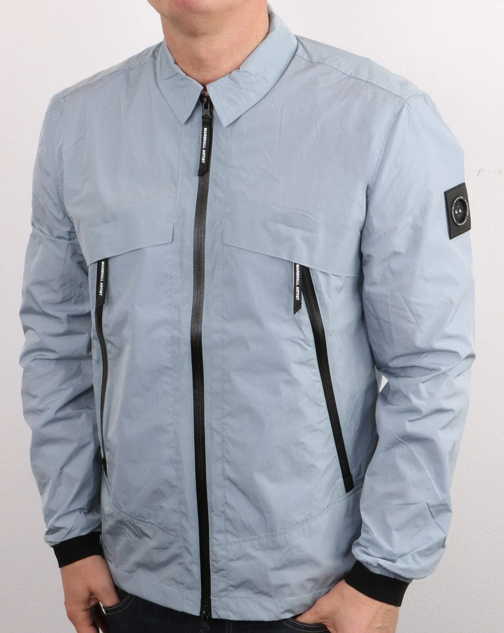 Marshall Artist Molecular Kita Overshirt Silver Grey