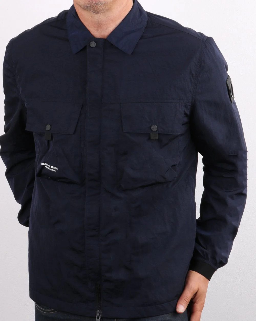 Marshall Artist Molecular Overshirt Navy - Image 2
