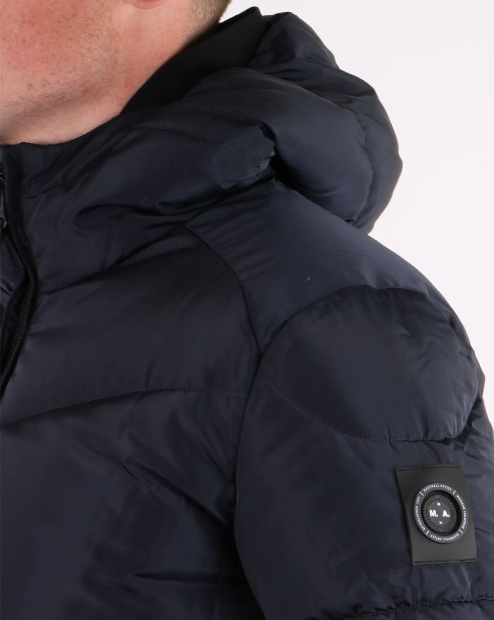 Marshall Artist Paninaro Bubble Jacket Navy - Image 2