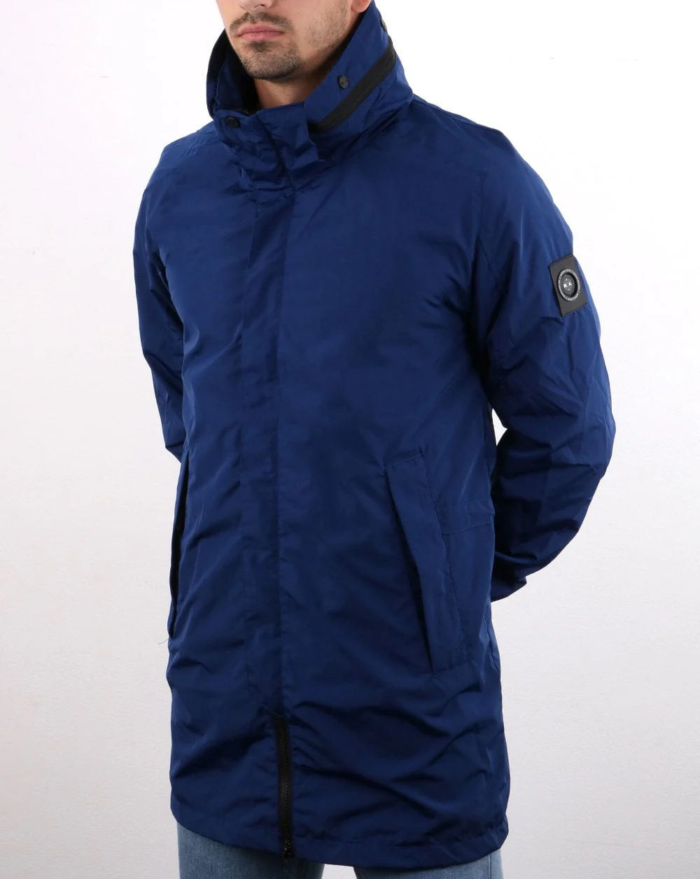 Marshall Artist Shimmer Fishtail Parka Ink - Image 2