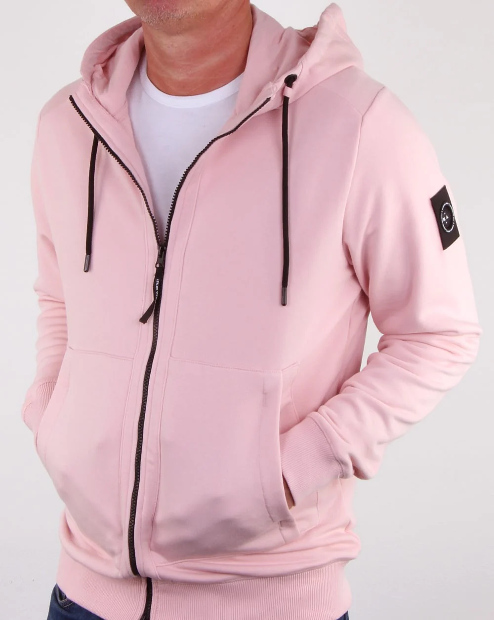 Marshall Artist Siren Zip Thru Hood Pink