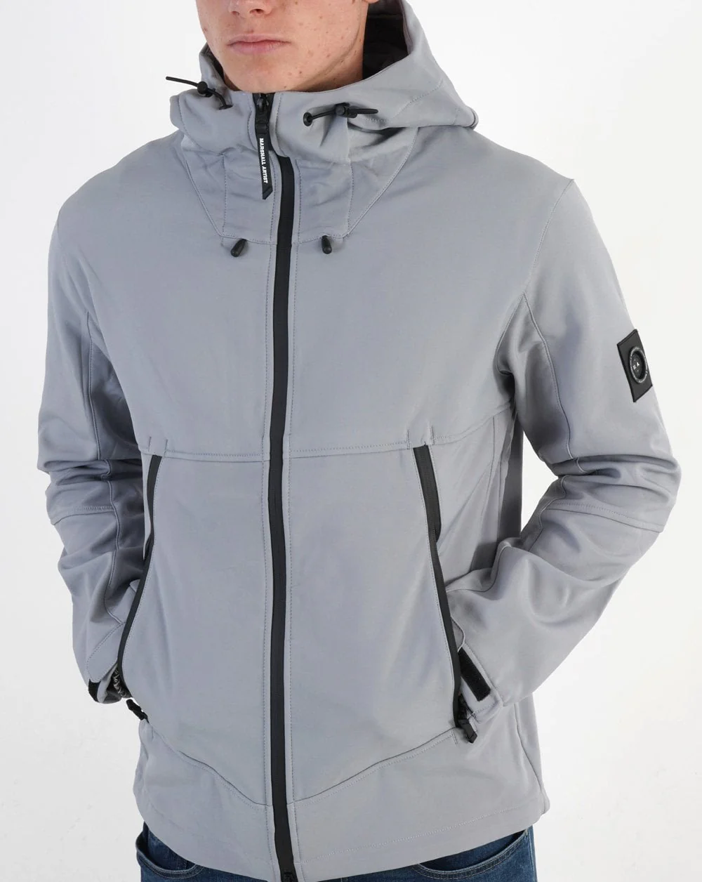 Marshall Artist Softshell Jacket Plantino Grey - Image 4