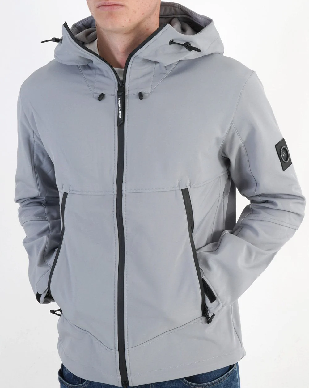 Marshall Artist Softshell Jacket Plantino Grey - Image 5
