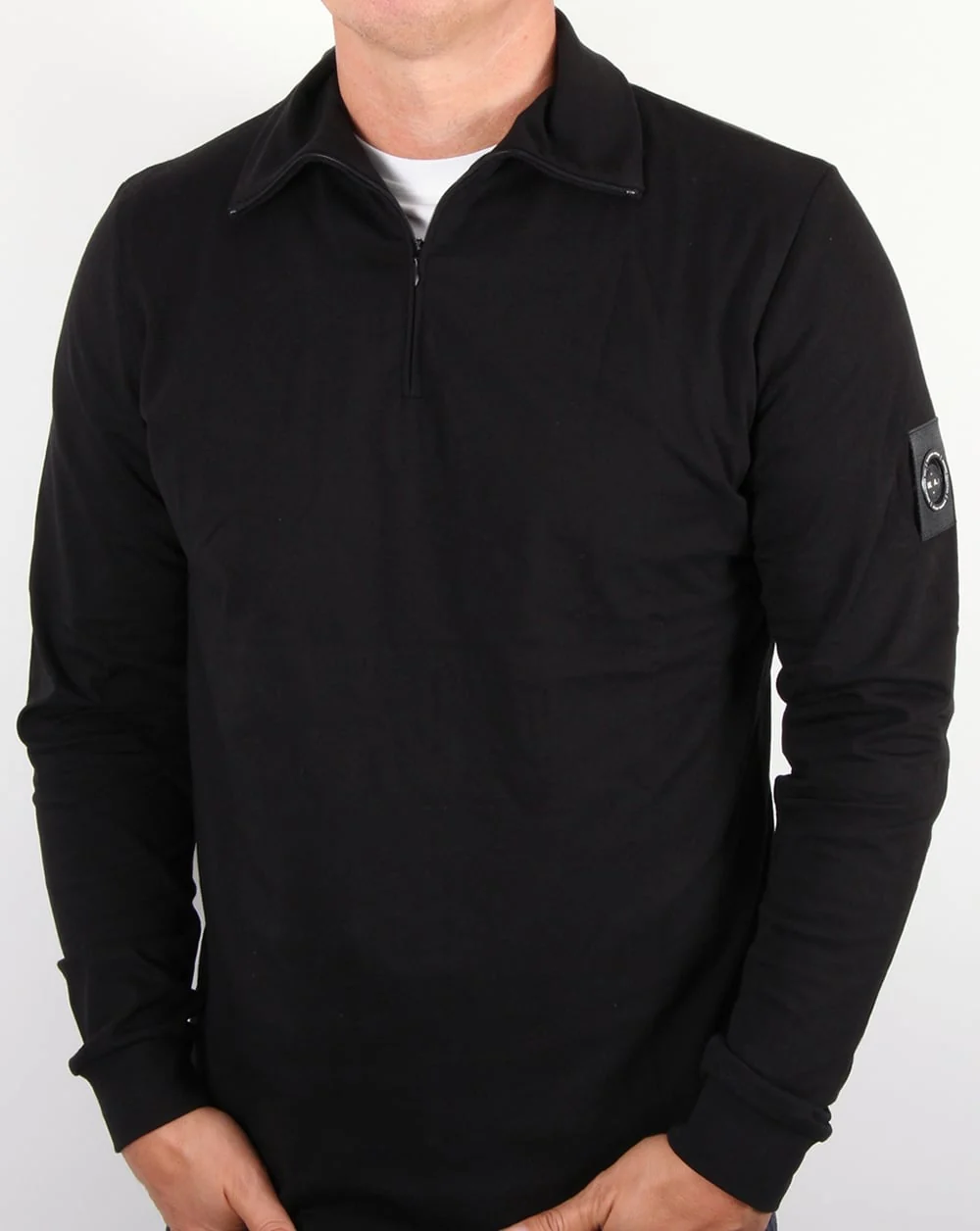 Marshall Artist Zip Roll Neck Black - Image 4