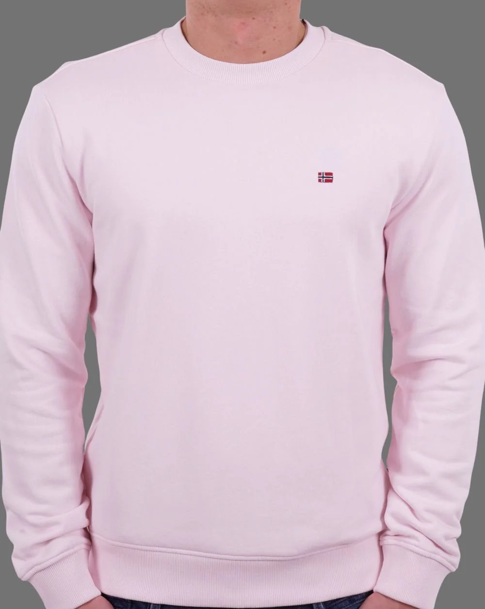 Napapijri Balis Crew Neck Sweatshirt Light Pink - Image 3
