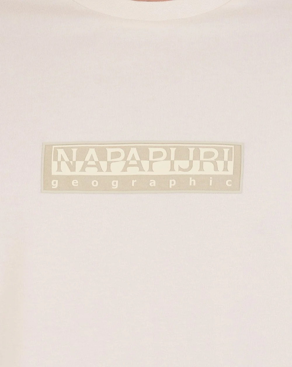 Napapijri Small Box Logo Tee White Whisper - Image 4