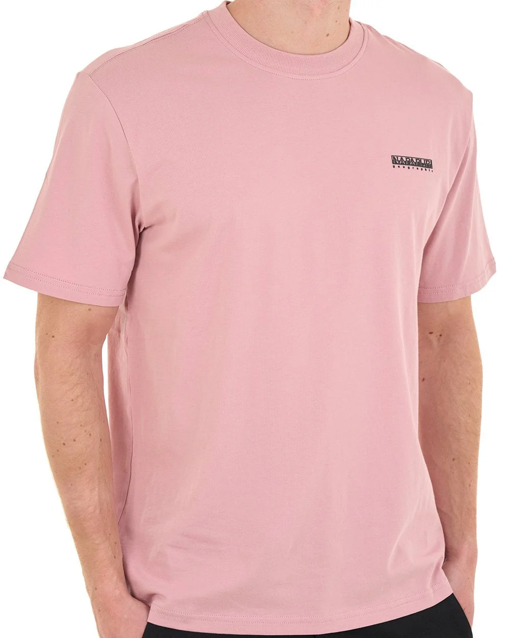 Napapijri Small Box T Shirt Dusky Pink - Image 3