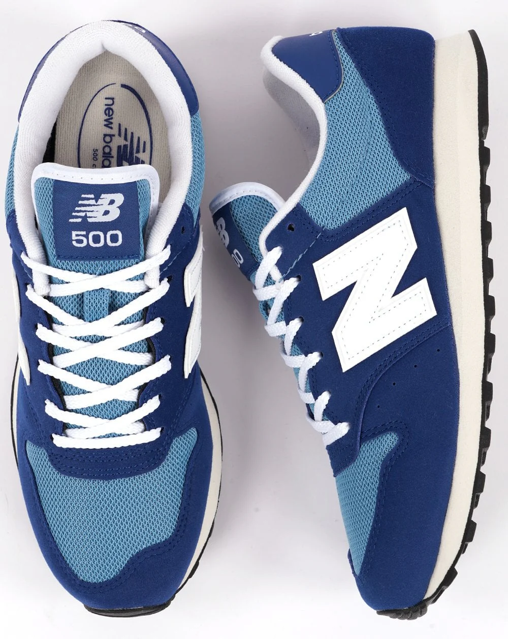 New Balance 500 Trainer Blue - Image 3