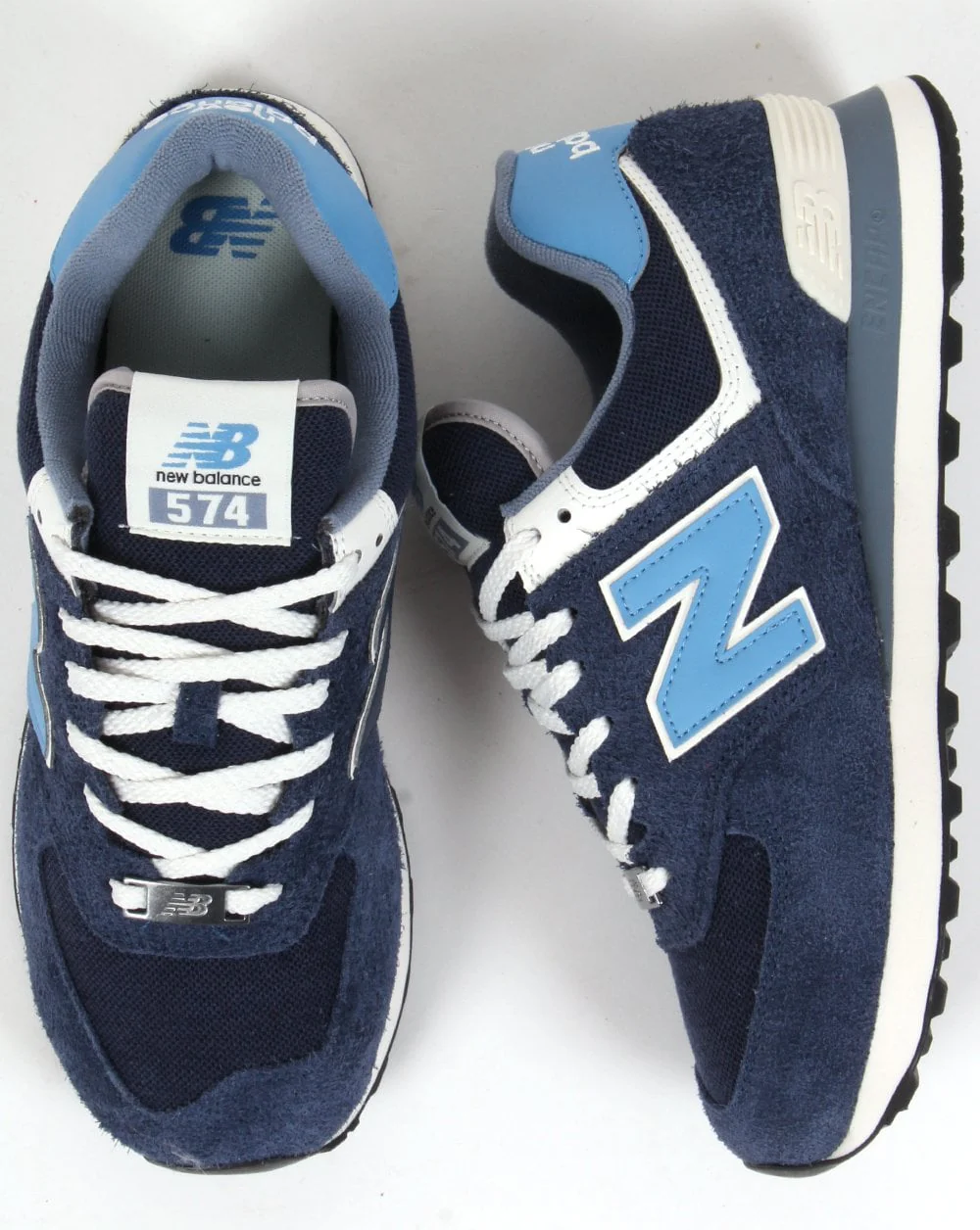 New Balance 574 Trainer Navy - Image 4