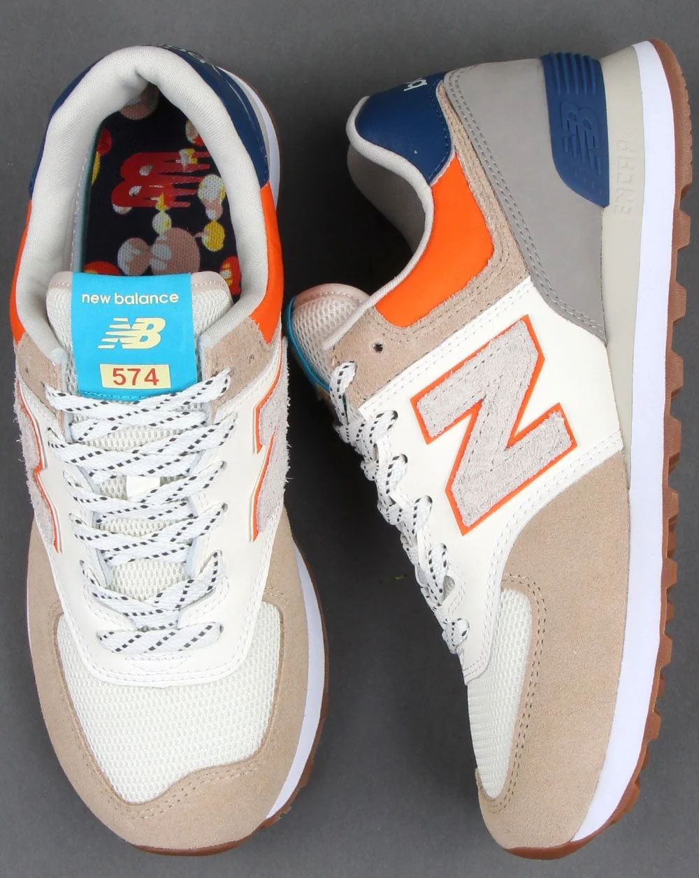 New Balance 574 Trainers White - Image 2