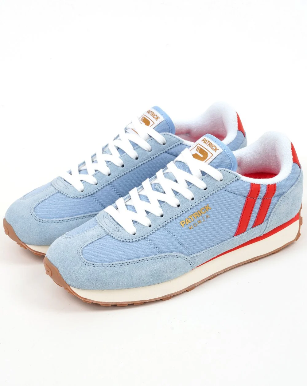 Patrick Monza Trainers Sky Blue/Red - Image 2