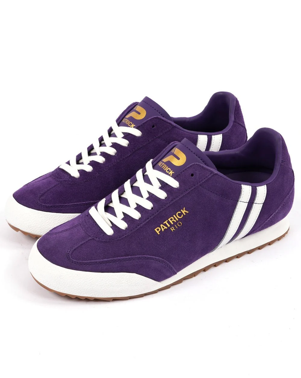 Patrick Rio Trainers Purple/White - Image 3