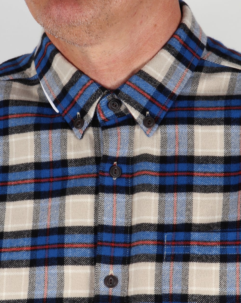 Penfield Crossfield Check Shirt Brown - Image 2