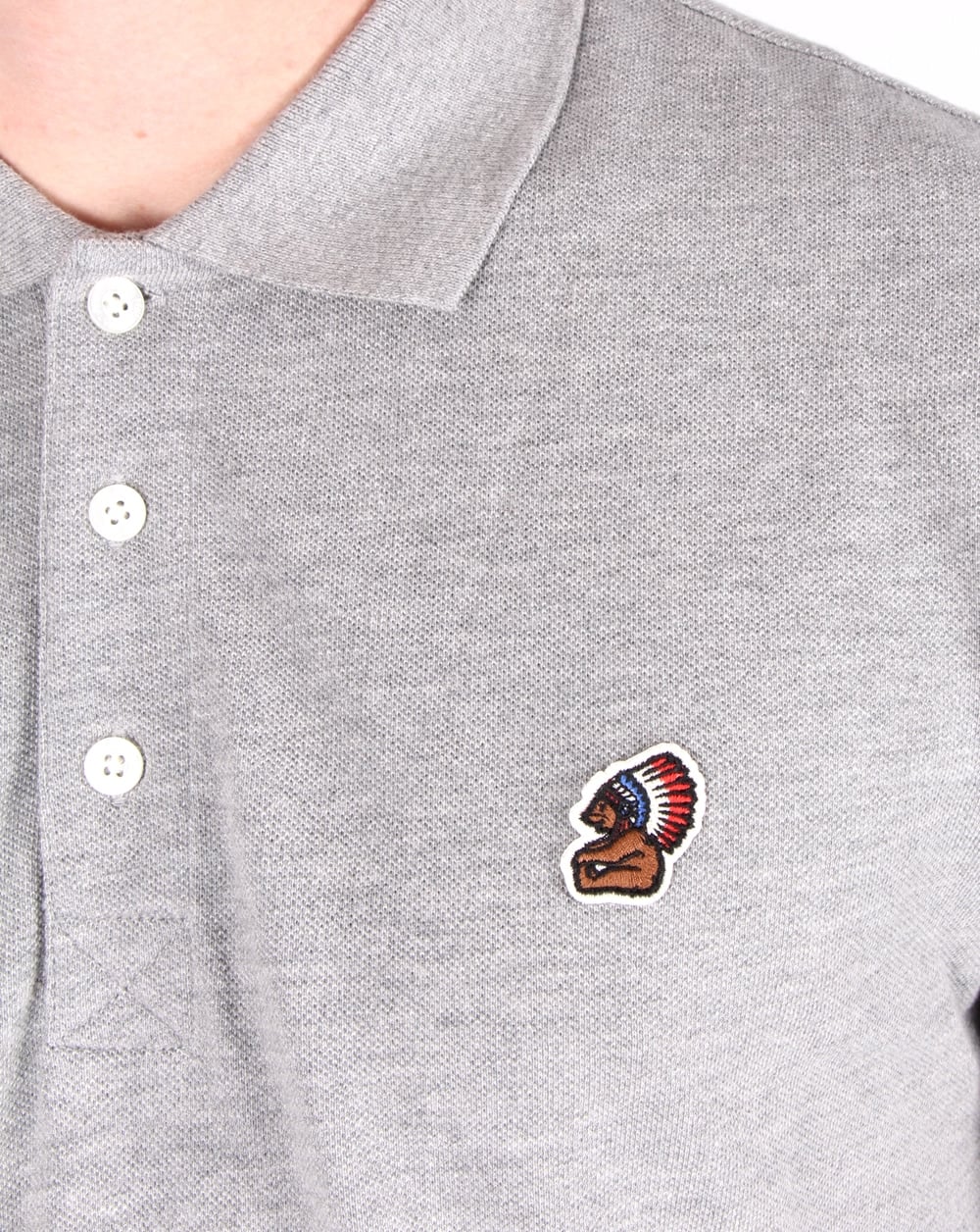 Penfield Mayuk Ls Polo Shirt Grey - Image 2