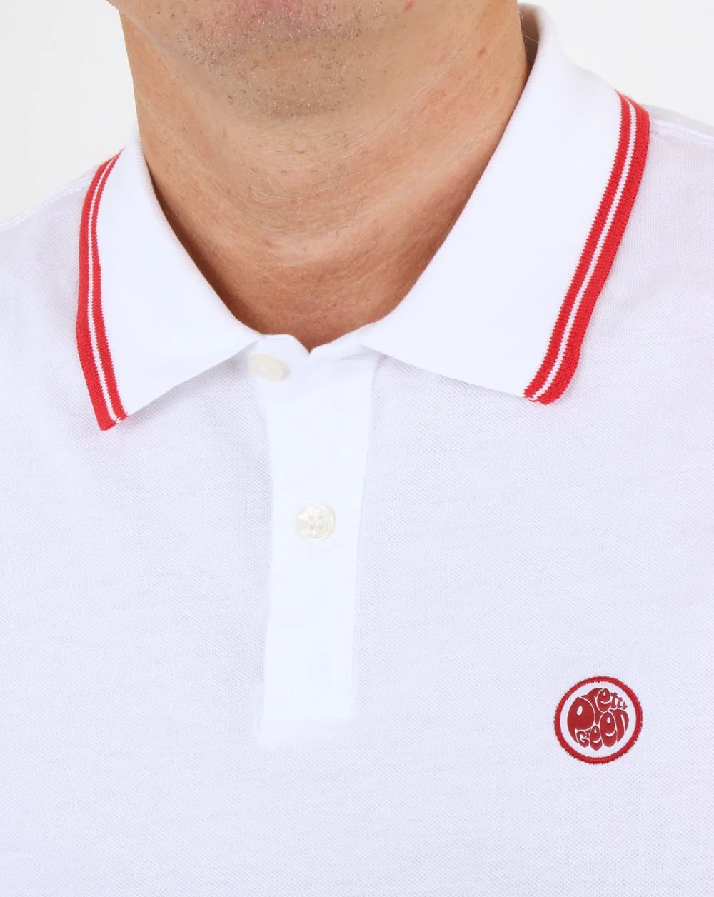 Pretty Green Barton Polo Shirt White - Image 2