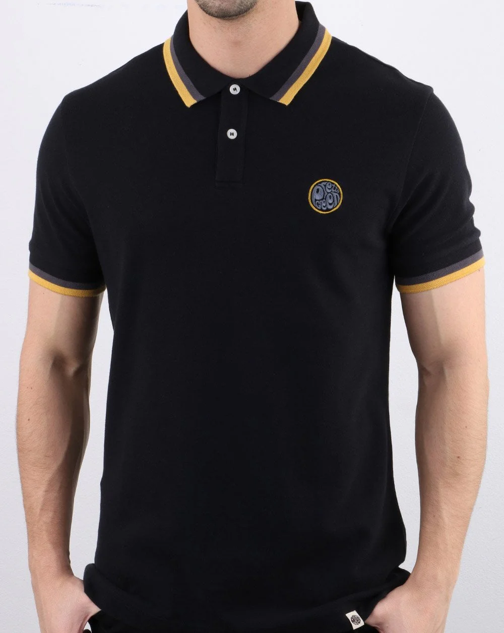 Pretty Green Curving Polo Black