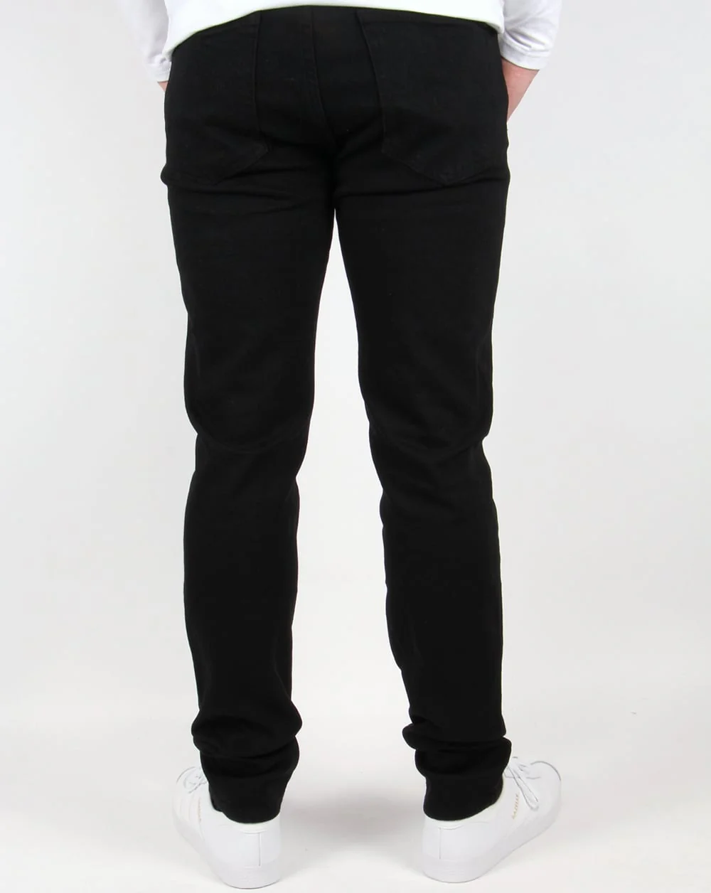 Pretty Green Erwood Slim Fit Jeans Black Rinse - Image 3