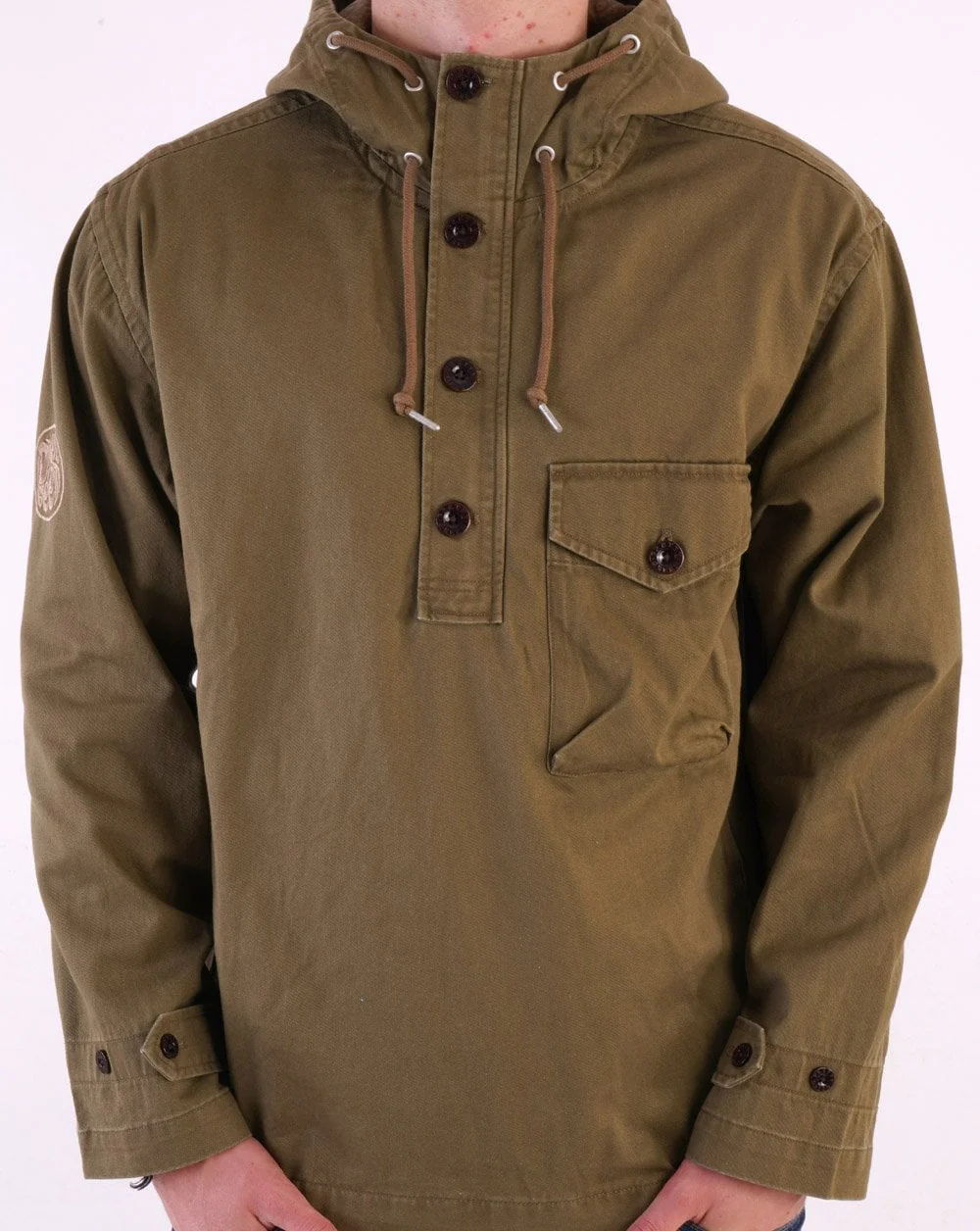 Pretty Green Forrest Smock Khaki Green - Image 2