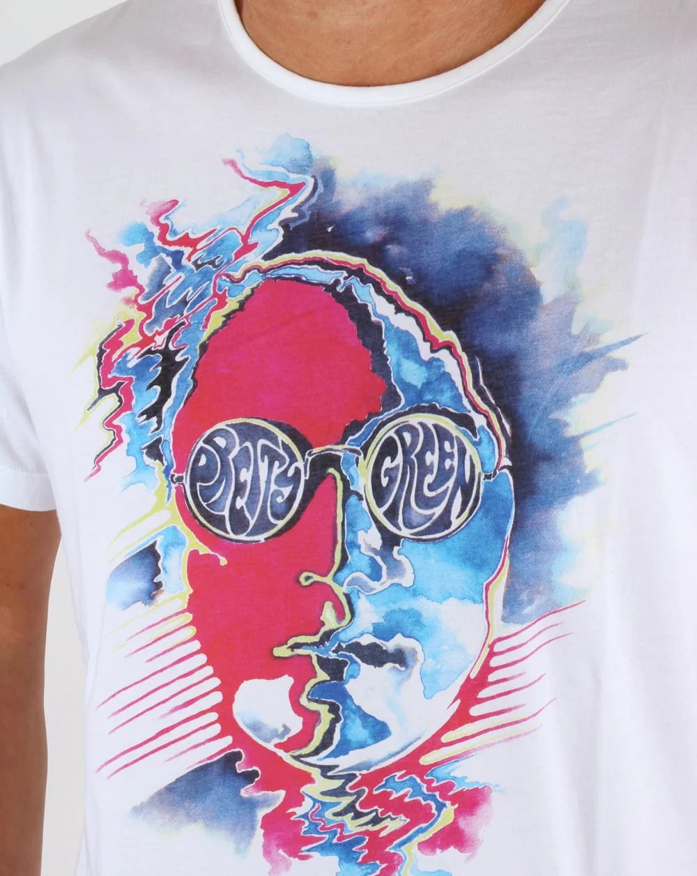 Pretty Green Hofmann T Shirt White - Image 2