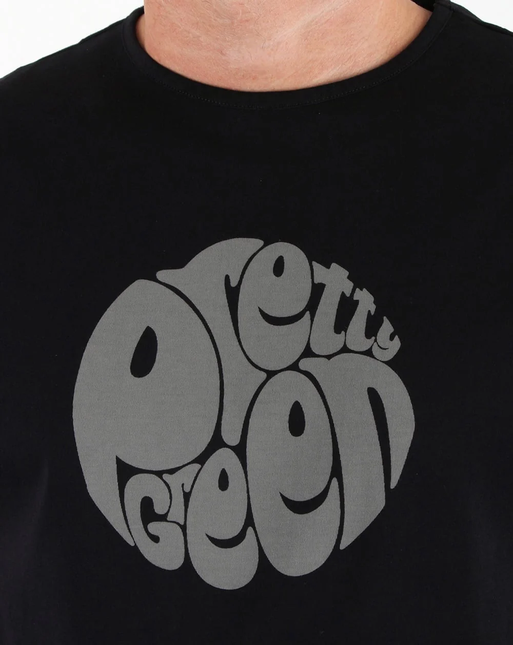 Pretty Green Logo T Shirt Black - Image 2