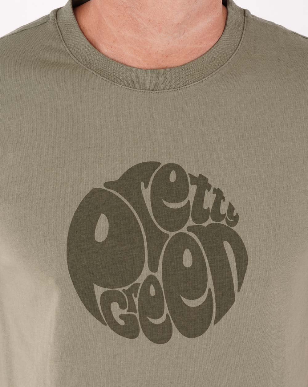 Pretty Green Logo T-shirt Green - Image 2