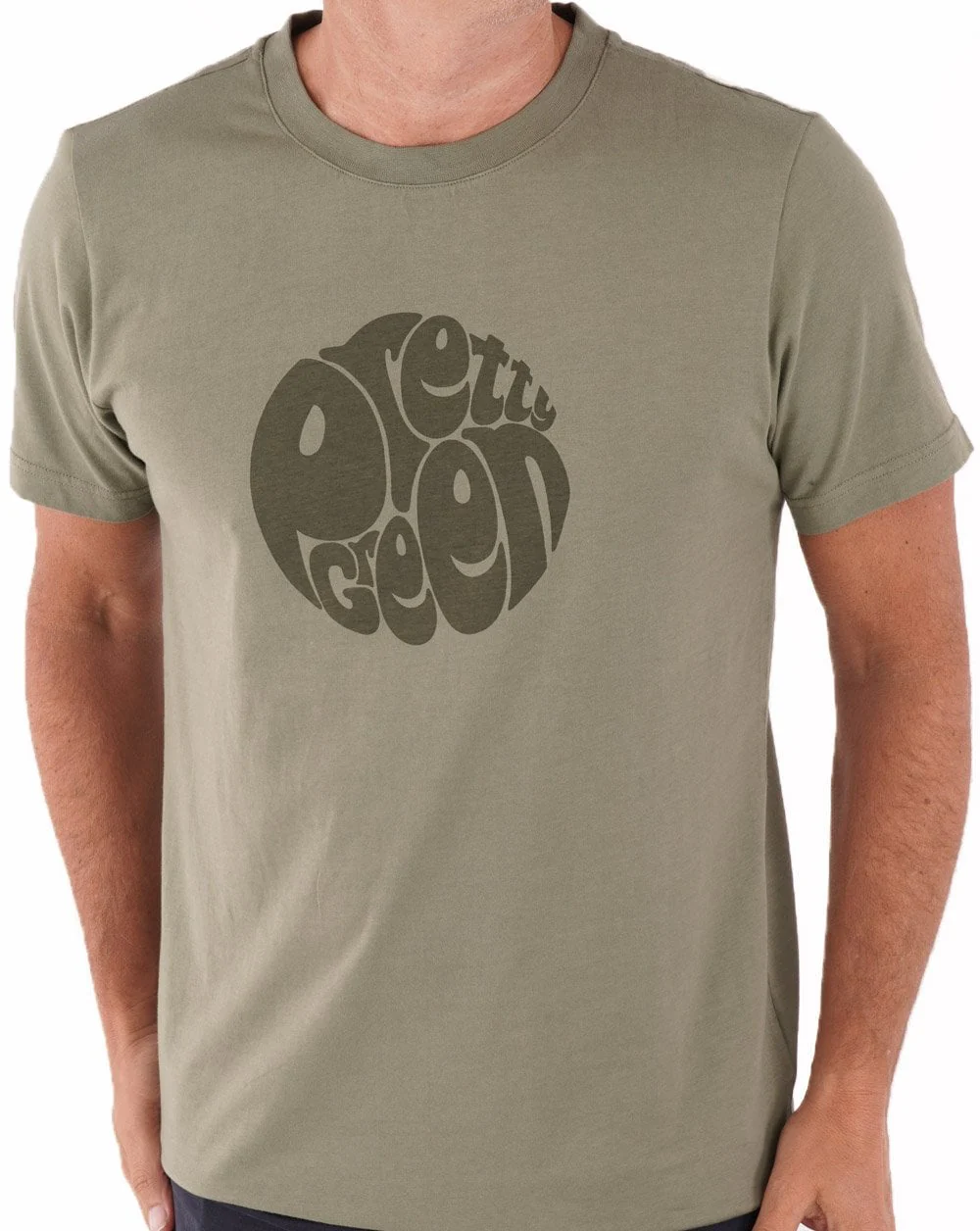 Pretty Green Logo T-shirt Green - Image 3