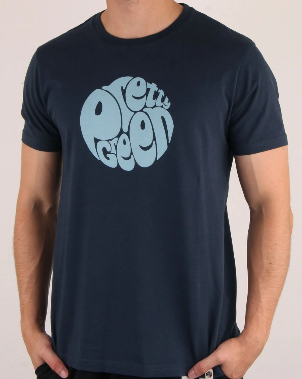 Pretty Green Logo T-shirt Navy