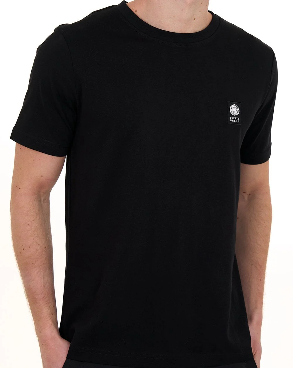 Pretty Green Sinclair T Shirt Charcoal - Image 3