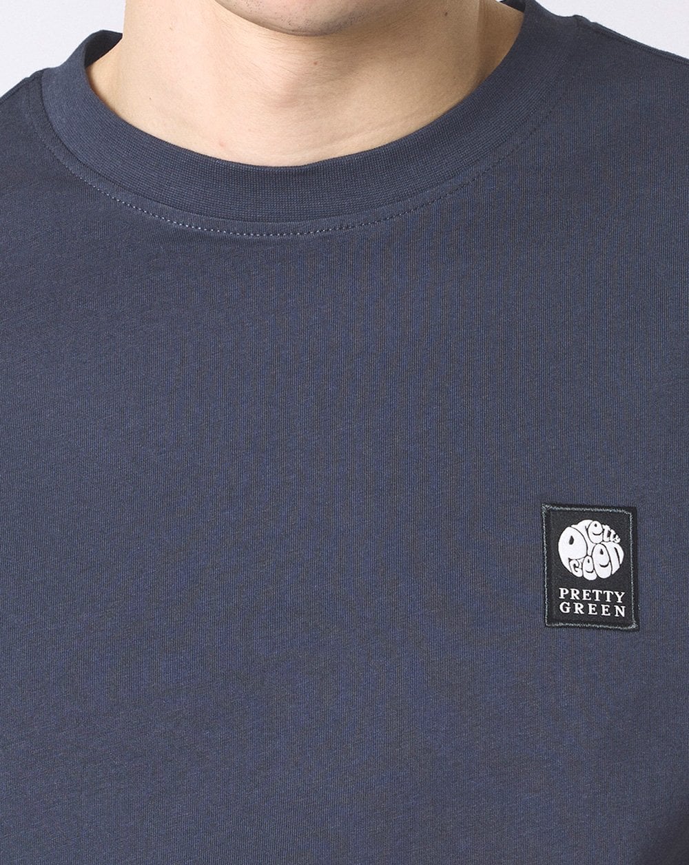 Pretty Green Sinclair T Shirt Navy - Image 2