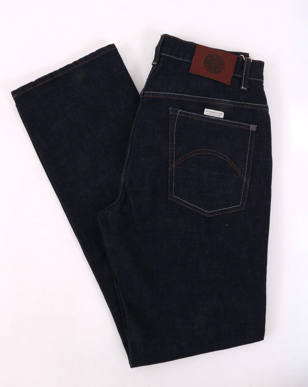 Pretty Green Straight Fit Jeans Dark Rinse Wash