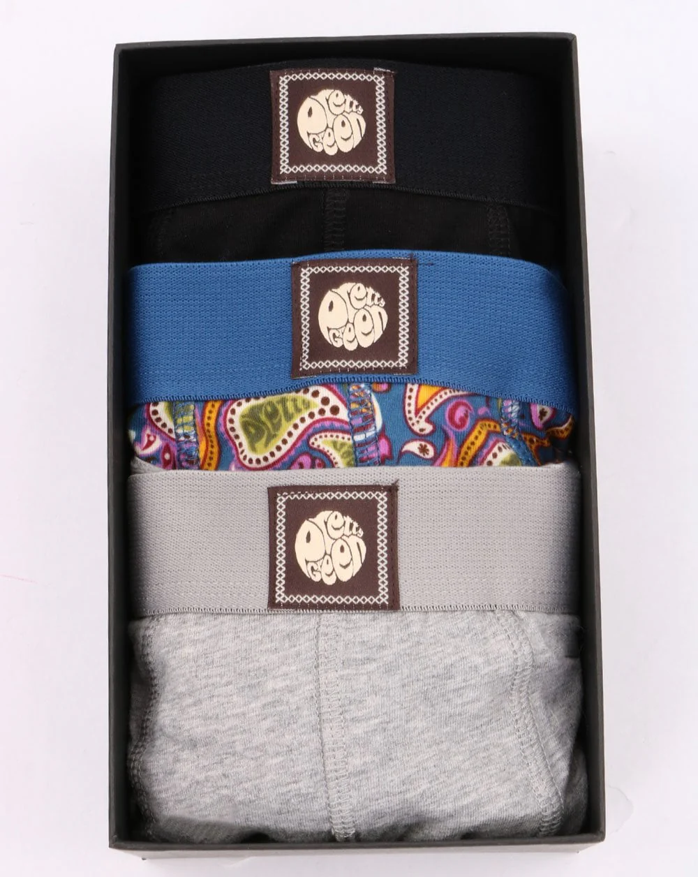 Pretty Green Triple Pack Boxers Multi - Image 2