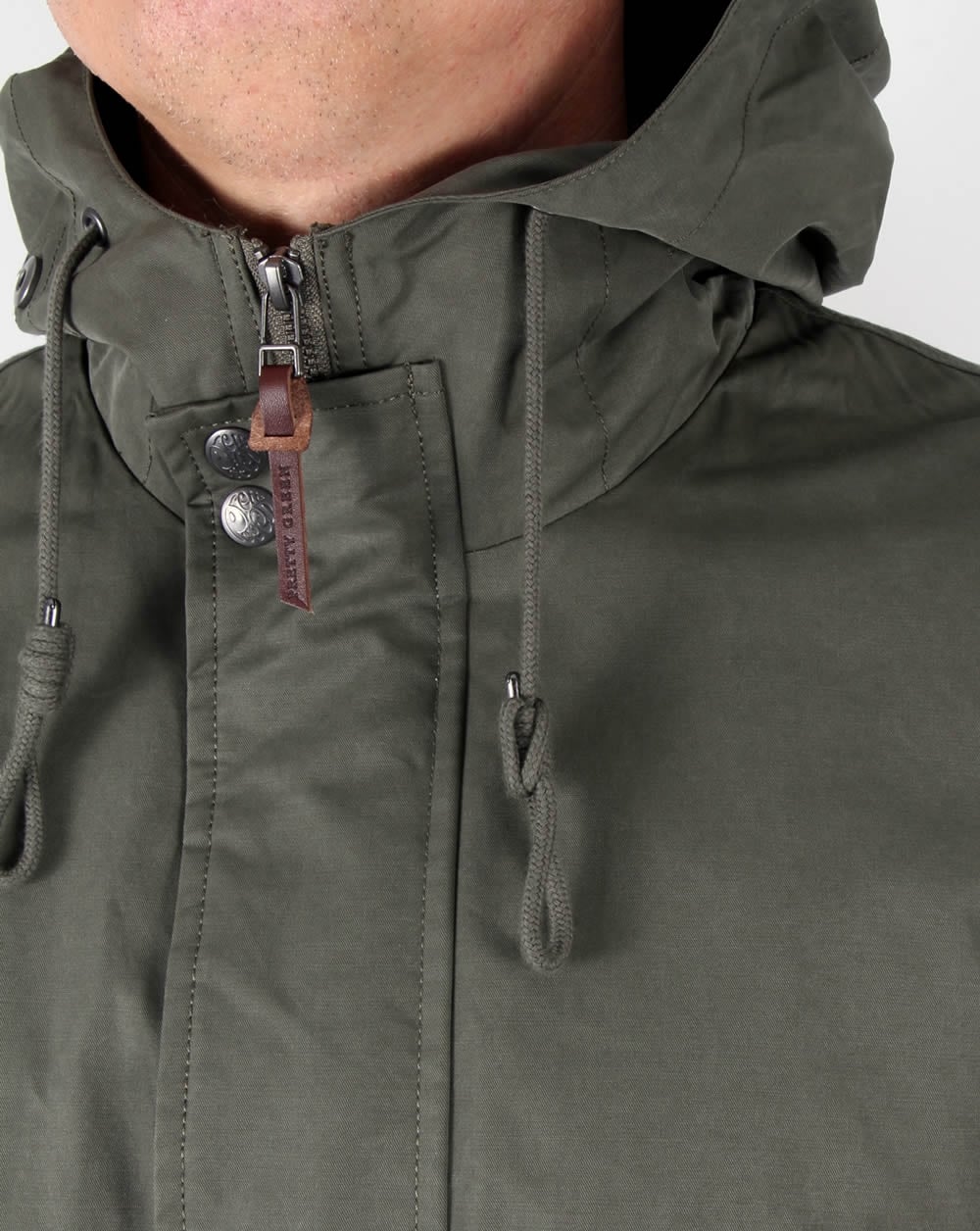 Pretty Green Whitworth Jacket Khaki - Image 3