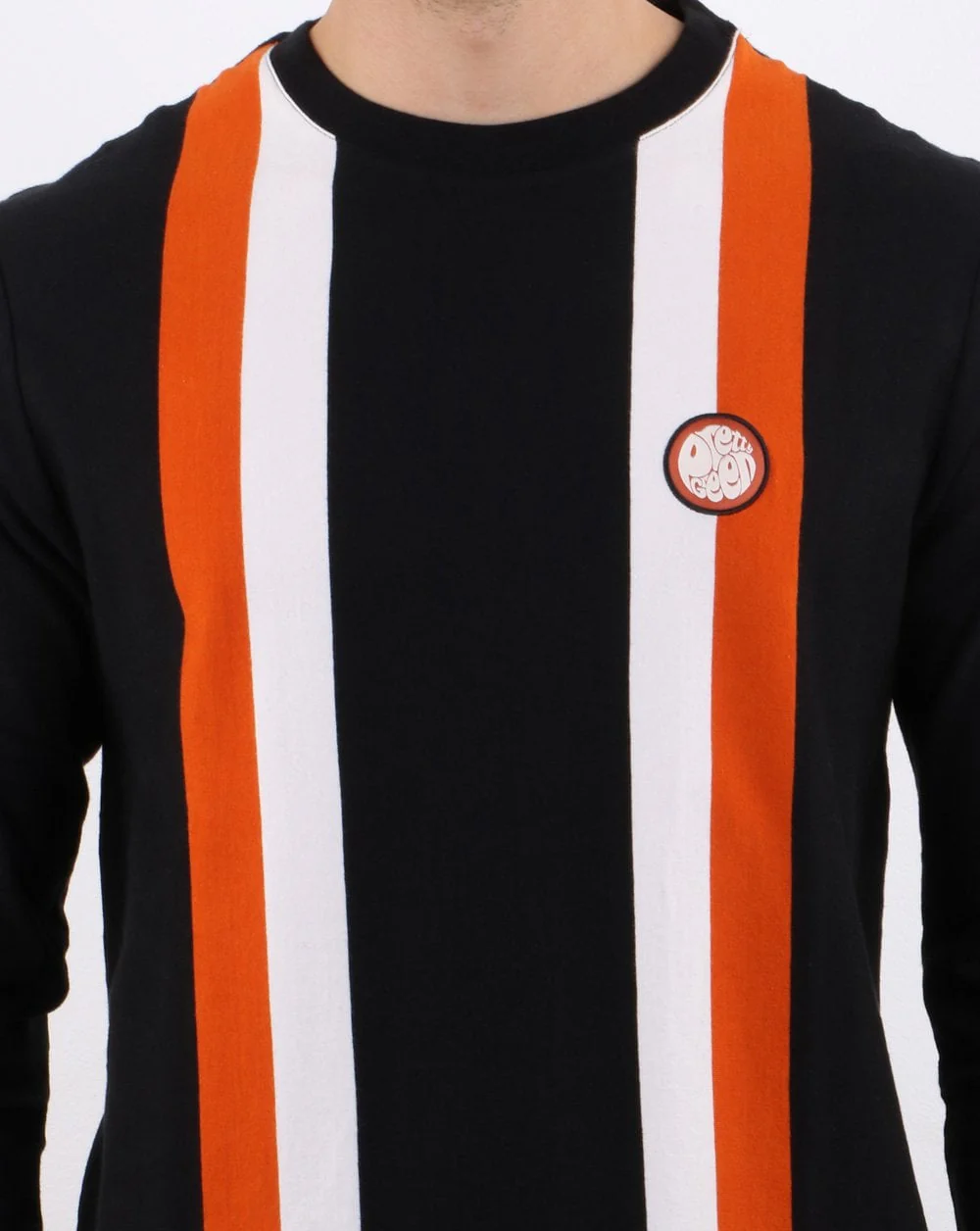 Pretty Green Workshop Long Sleeve T-shirt Black - Image 3