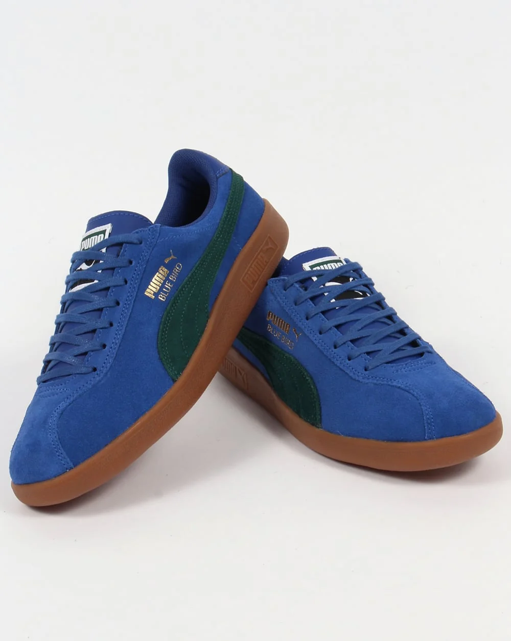 Puma Bluebird Trainers Royal Blue/Pine Green - Image 3