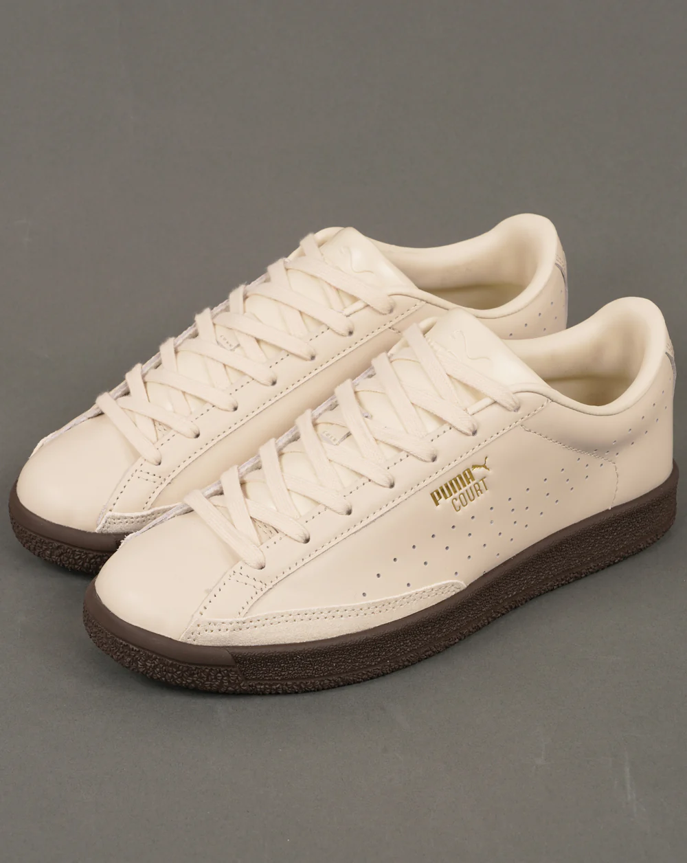 Puma Court Trainers Off White - Image 2