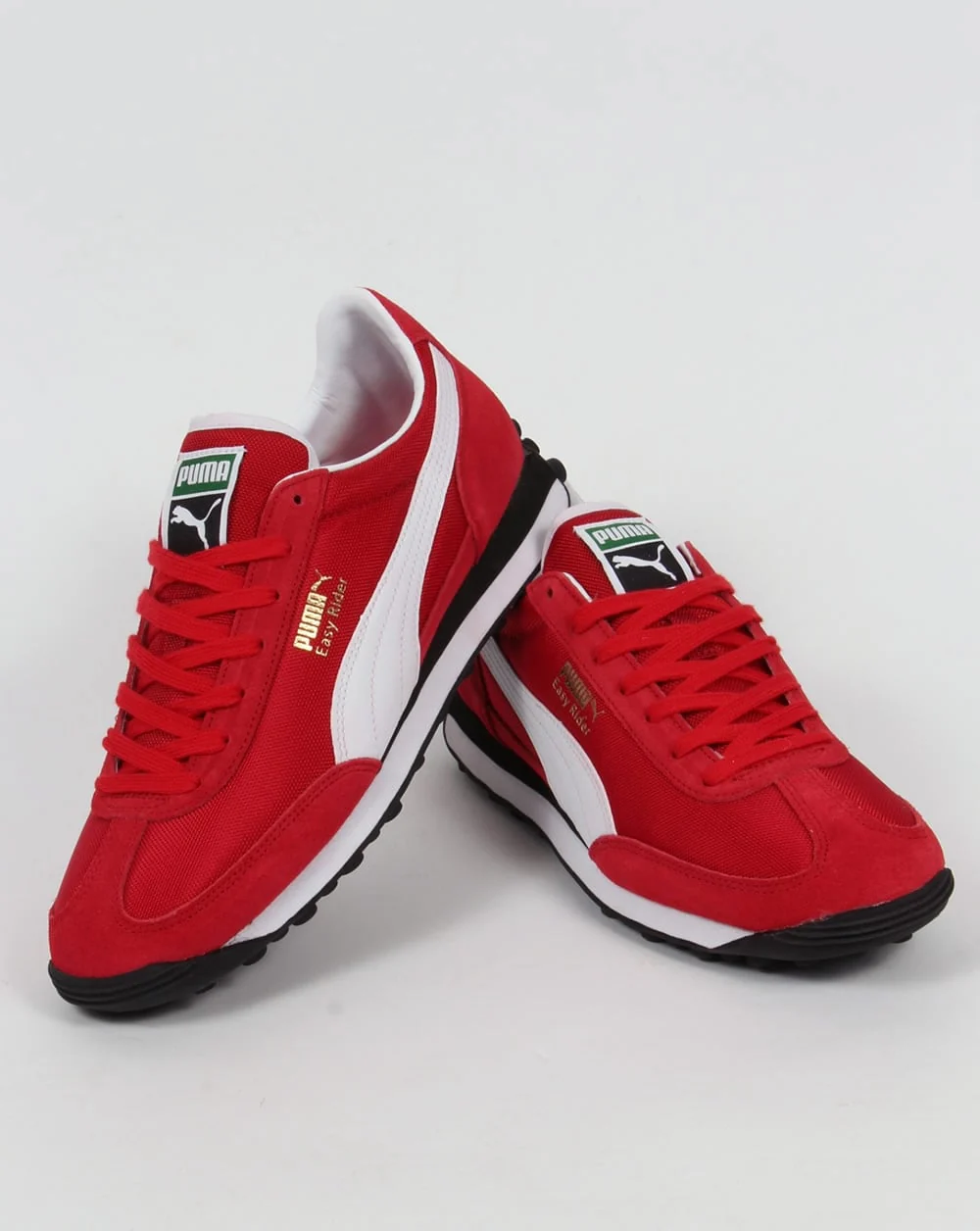 Puma Easy Rider Trainers Red/White - Image 3