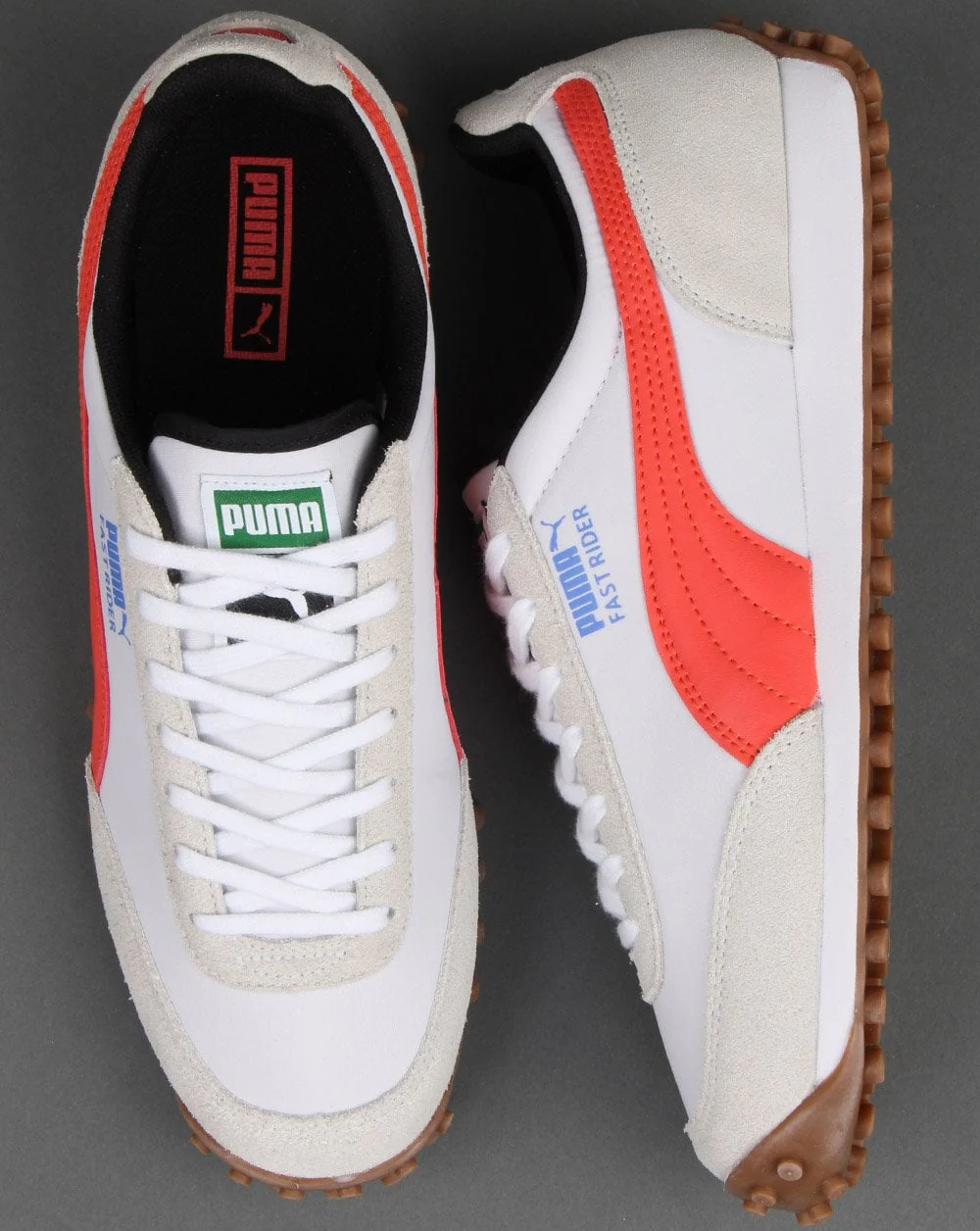 Puma Fast Rider Source Trainer White/Coral - Image 2