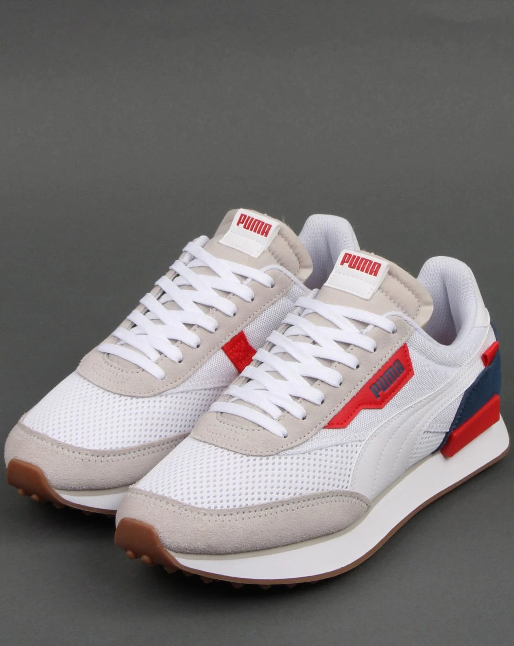 Puma Future Rider Trainer White / light Grey - Image 3