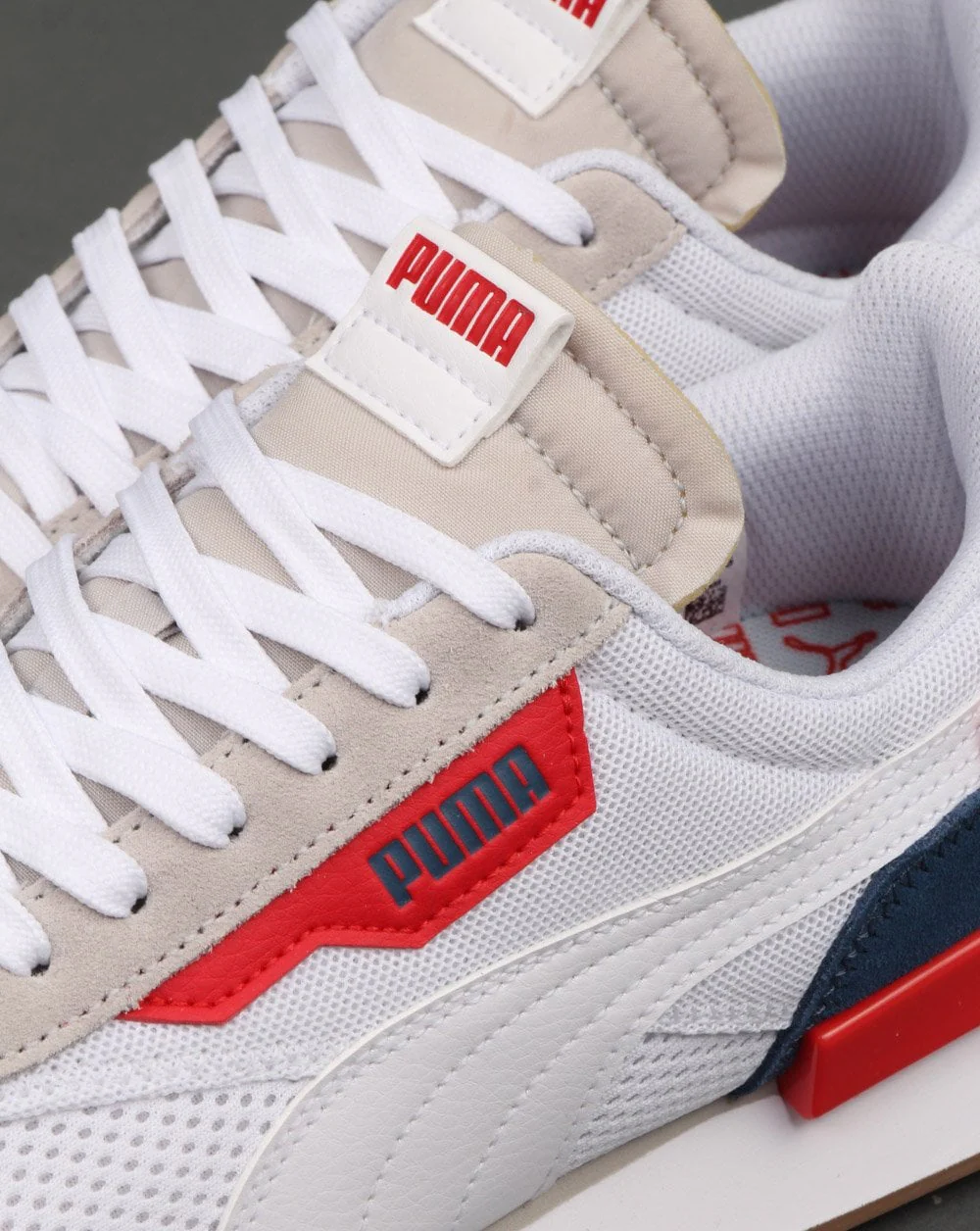 Puma Future Rider Trainer White / light Grey - Image 4