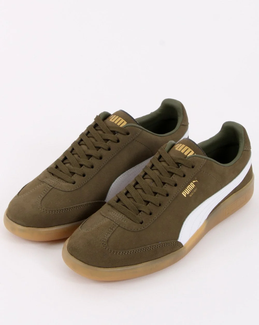 Puma Madrid Trainer Olive Green/white - Image 2