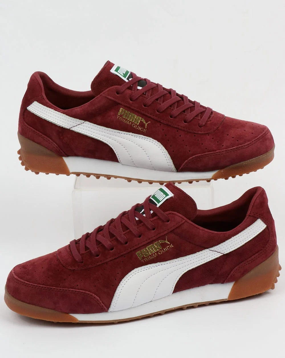 Puma Trimm Quick Trainers Burgundy/White